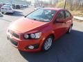 Inferno Orange Metallic - Sonic LT Sedan Photo No. 4