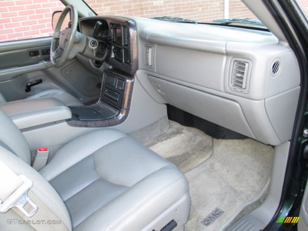 2003 Yukon XL Denali AWD - Polo Green Metallic / Stone Gray photo #16