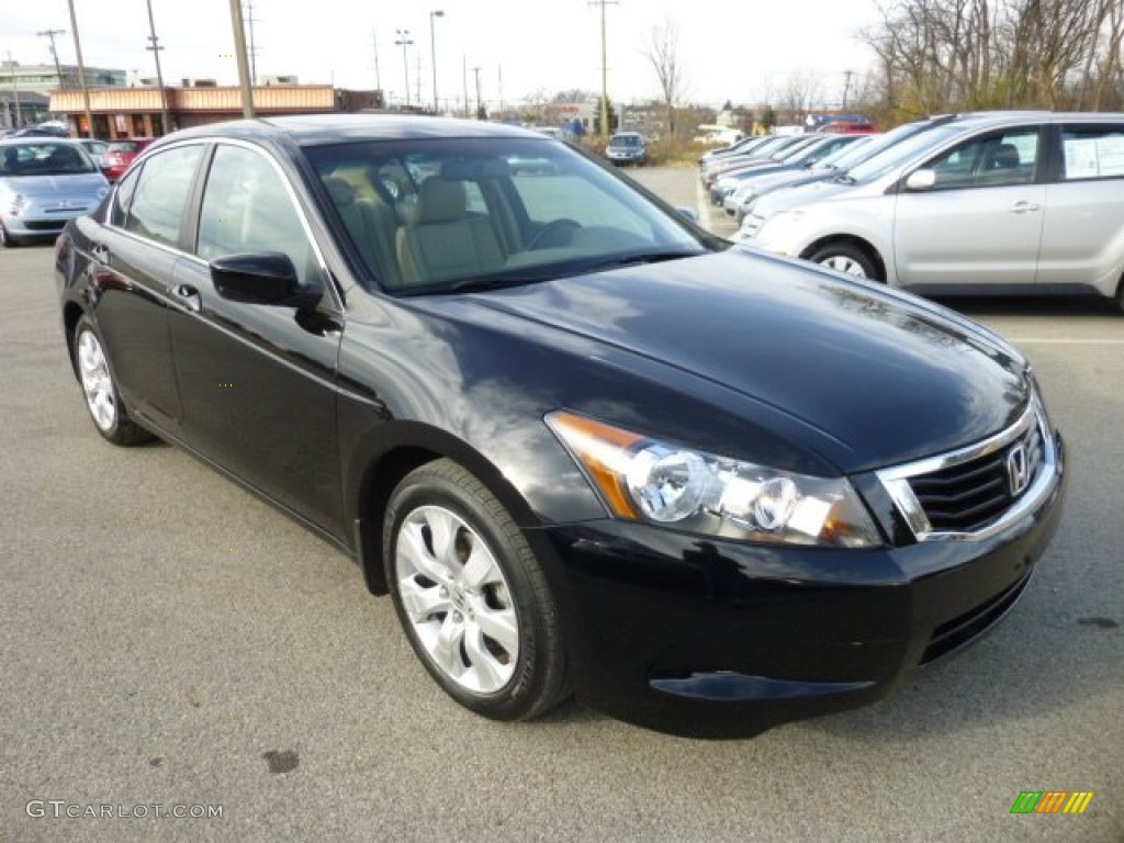 Crystal Black Pearl 2010 Honda Accord EX-L Sedan Exterior Photo #73812482
