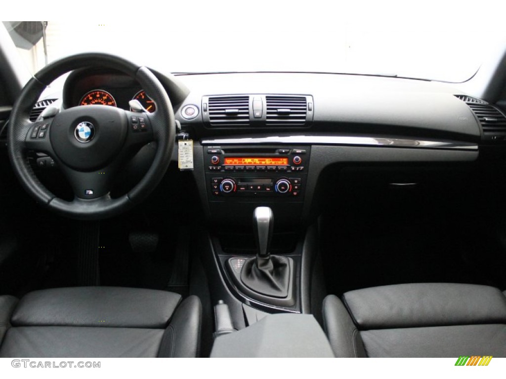 2010 BMW 1 Series 135i Coupe Black Dashboard Photo #73813076