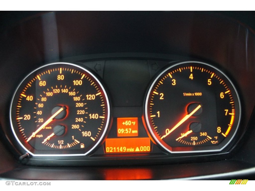 2010 BMW 1 Series 135i Coupe Gauges Photo #73813109