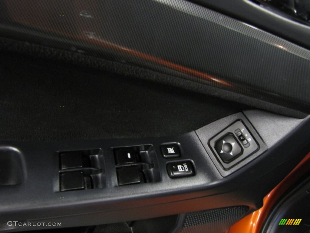2009 Lancer GTS - Rotor Glow Orange Metallic / Black photo #14