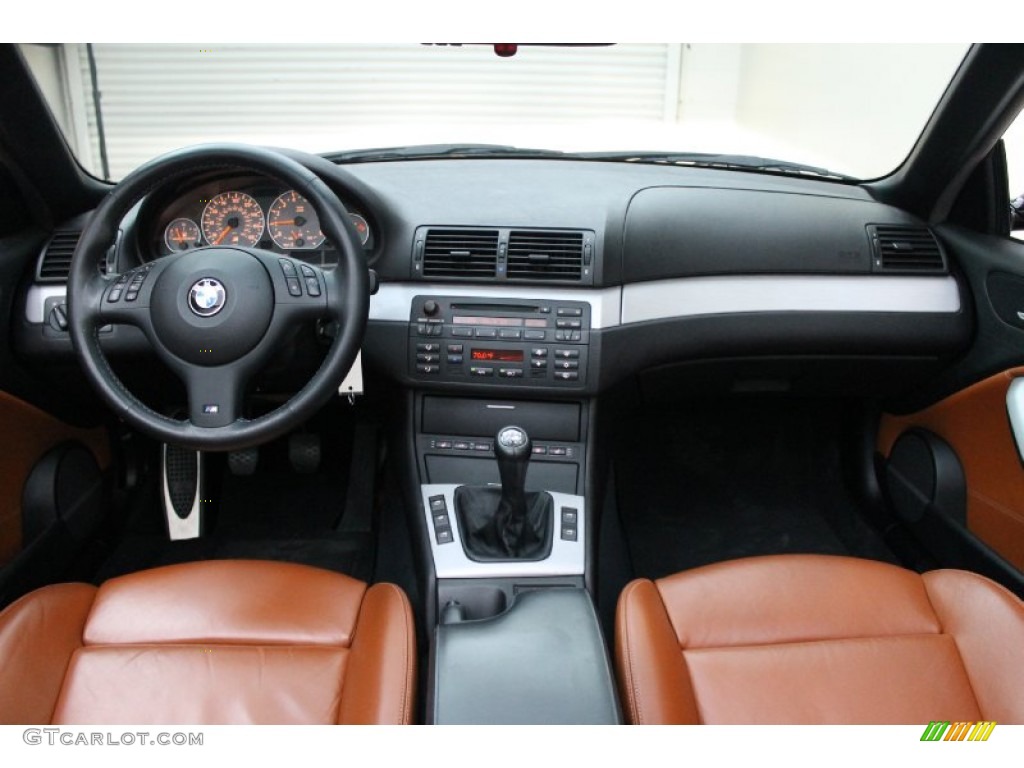 2006 BMW M3 Convertible Cinnamon Dashboard Photo #73813709
