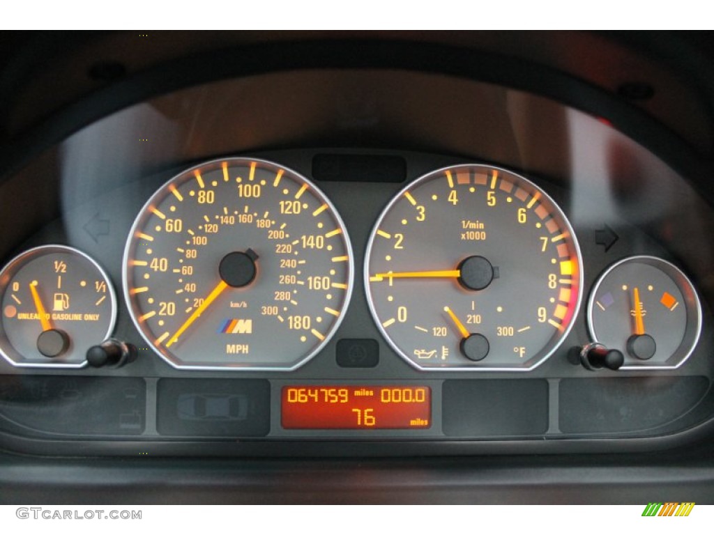 2006 BMW M3 Convertible Gauges Photo #73813754