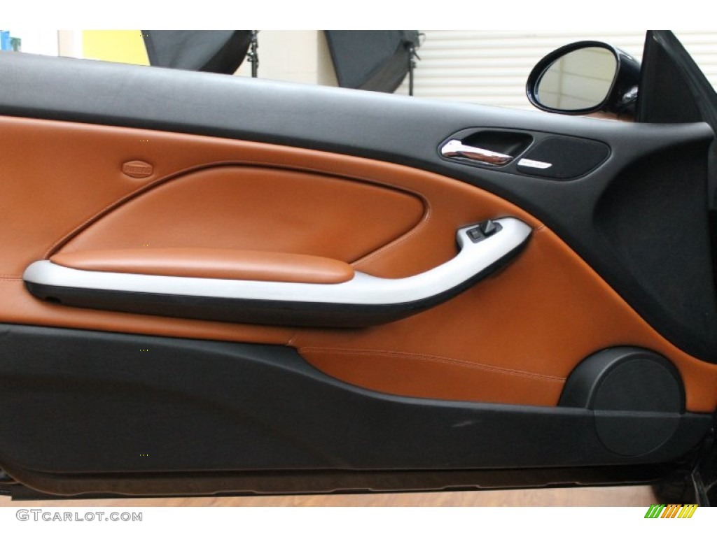 2006 BMW M3 Convertible Cinnamon Door Panel Photo #73813859