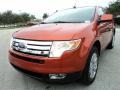 2008 Blazing Copper Metallic Ford Edge SEL  photo #14