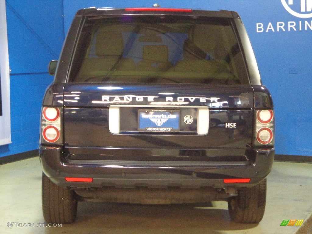 2011 Range Rover HSE - Buckingham Blue Metallic / Sand/Jet Black photo #7