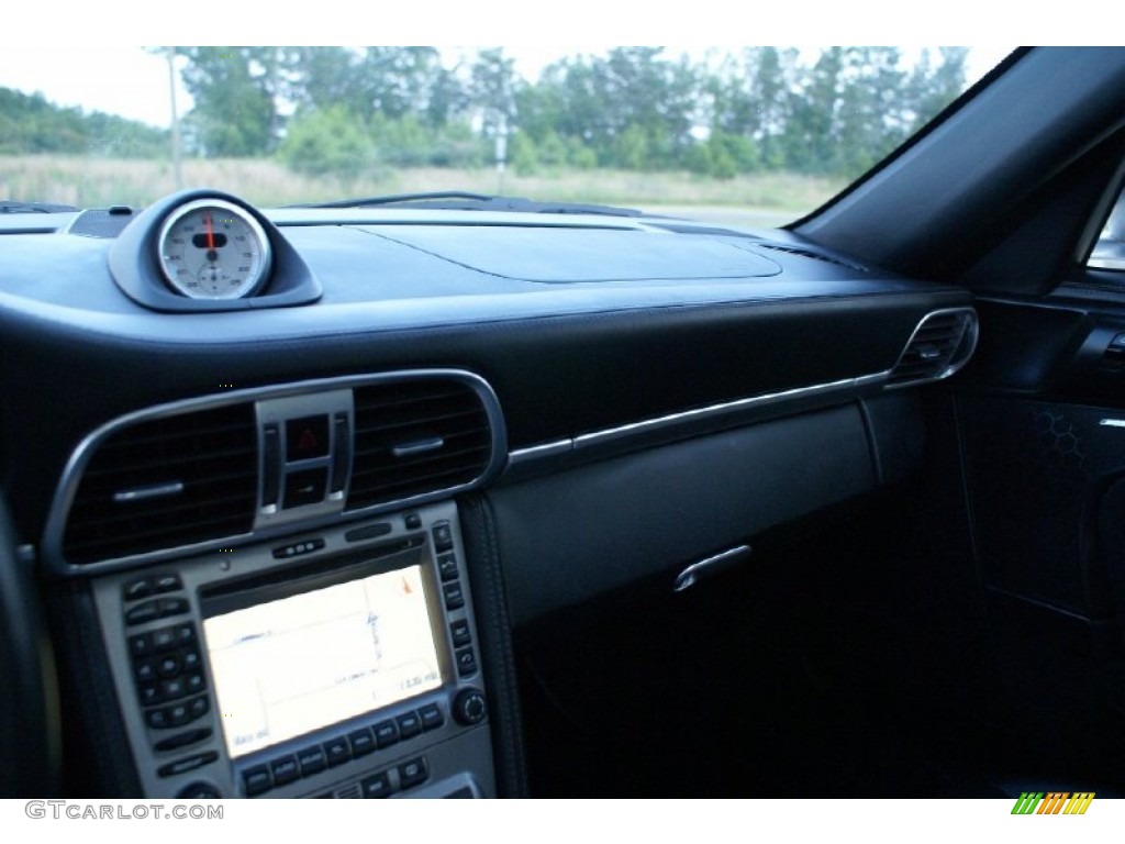 2007 Porsche 911 Turbo Coupe Black Dashboard Photo #73817084