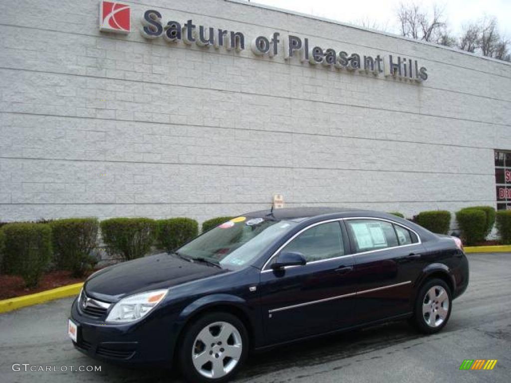 2007 Aura XE - Midnight Blue Metallic / Tan photo #1