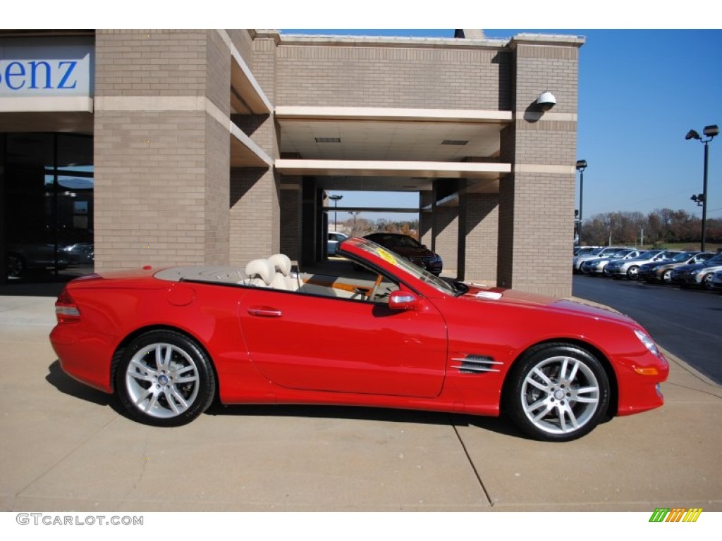 Mars Red 2008 Mercedes-Benz SL 550 Roadster Exterior Photo #73818047