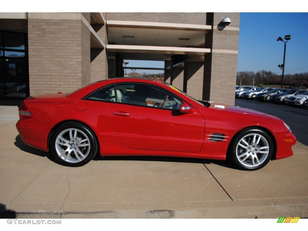 Mars Red 2008 Mercedes-Benz SL 550 Roadster Exterior Photo #73818287