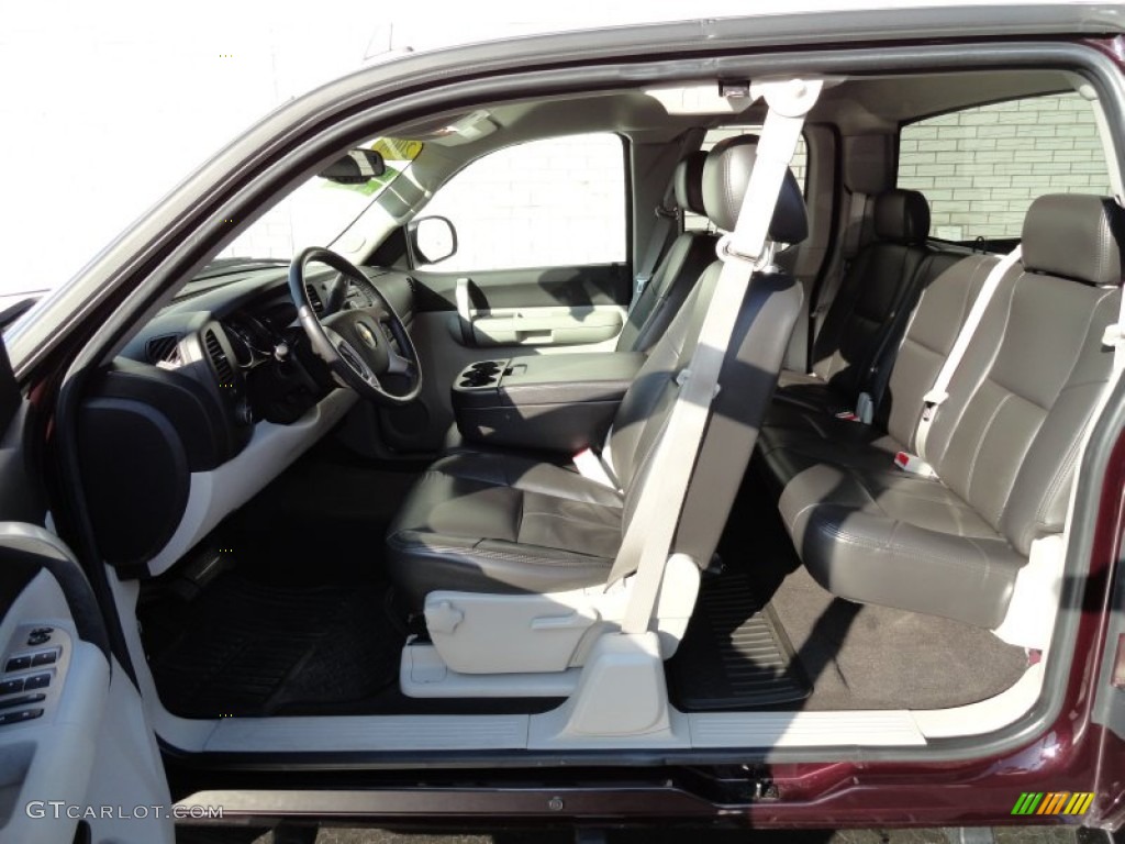 Light Titanium/Ebony Accents Interior 2008 Chevrolet Silverado 1500 LT Extended Cab 4x4 Photo #73819454