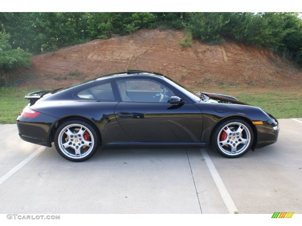 2007 911 Carrera S Coupe - Black / Sand Beige photo #1