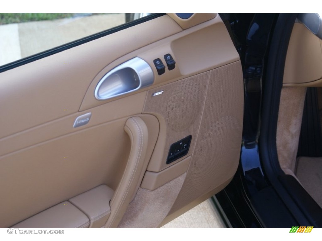 2007 Porsche 911 Carrera S Coupe Sand Beige Door Panel Photo #73819773