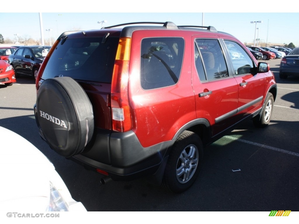 2002 CR-V EX 4WD - Chianti Red Pearl / Black photo #2