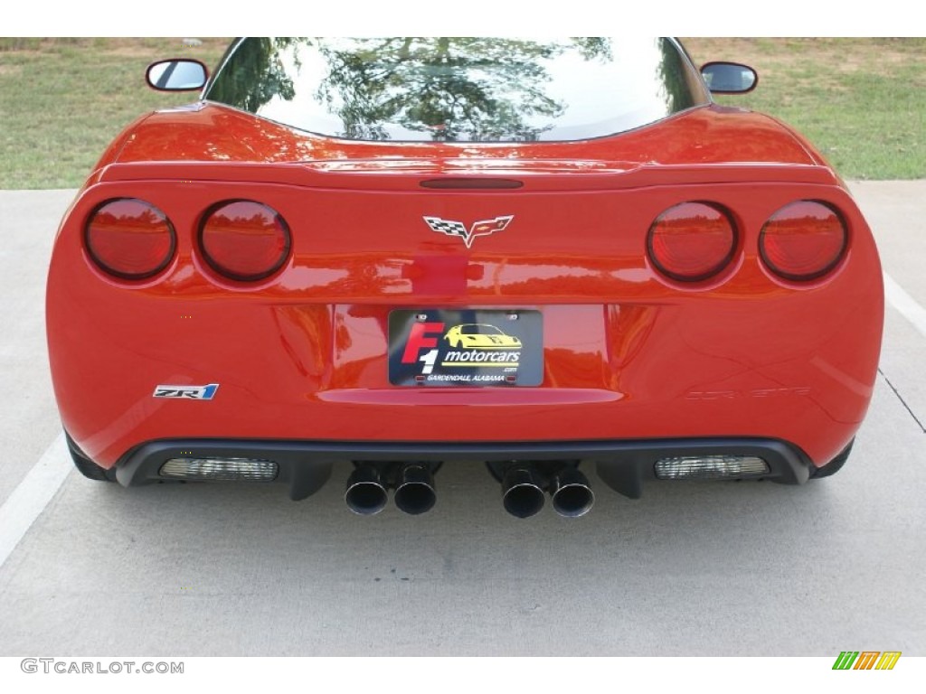 2009 Corvette ZR1 - Victory Red / Ebony/Titanium Gray photo #3