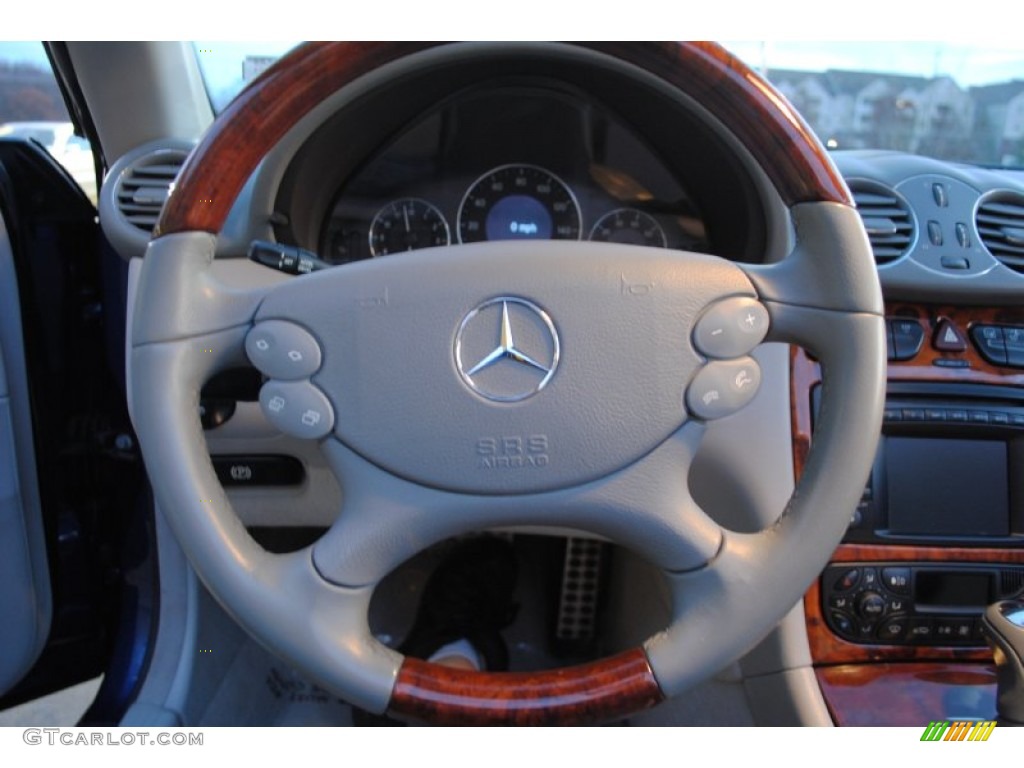 2004 CLK 320 Cabriolet - Orion Blue Metallic / Ash photo #12