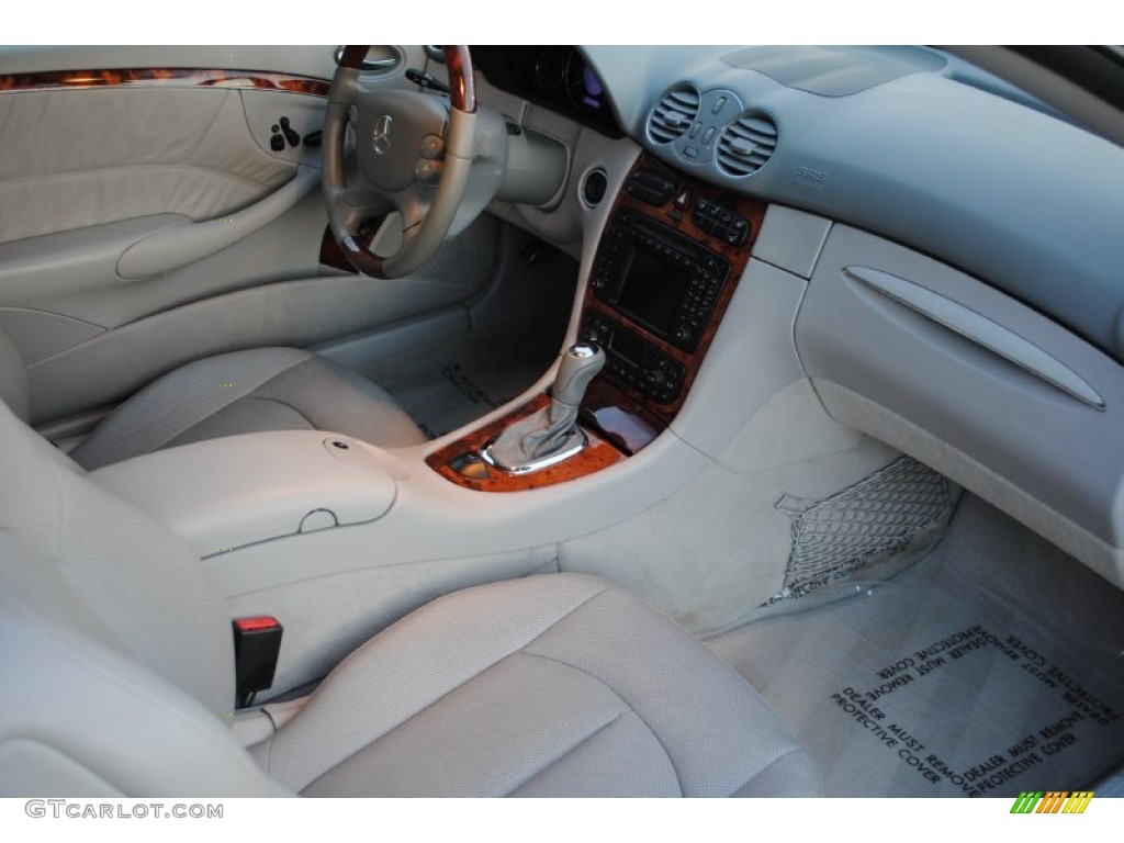 2004 CLK 320 Cabriolet - Orion Blue Metallic / Ash photo #14