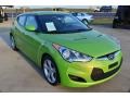 Electrolyte Green 2012 Hyundai Veloster Standard Veloster Model Exterior