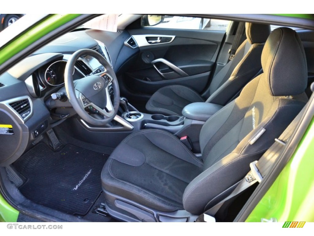 Gray Interior 2012 Hyundai Veloster Standard Veloster Model Photo #73821776