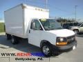 2009 Summit White Chevrolet Express Cutaway Commercial Moving Van  photo #1