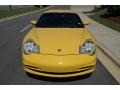 Speed Yellow 2004 Porsche 911 Carrera Coupe Exterior