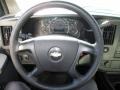 2009 Chevrolet Express Cutaway Medium Pewter Interior Steering Wheel Photo
