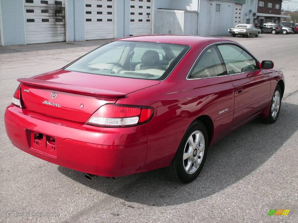 2000 Autumn Red Mica Toyota Solara SLE V6 Coupe 7348972 Photo 8
