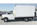 Summit White 2009 Chevrolet Express Cutaway Commercial Moving Van Exterior