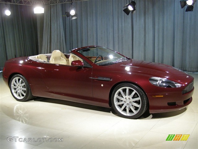 2005 DB9 Volante - Merlot Red / Sandstorm photo #3