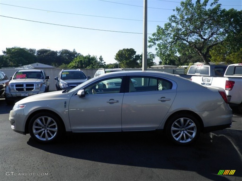 2009 MKS Sedan - Smokestone Metallic / Light Camel photo #9