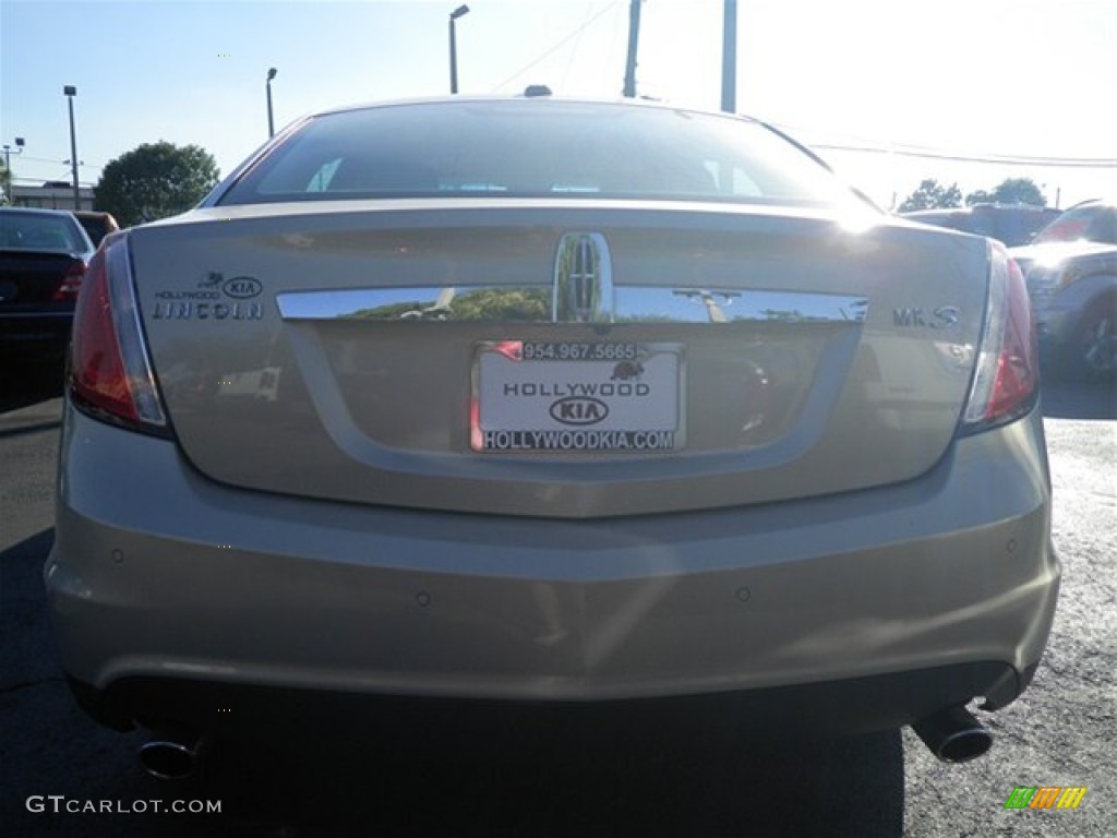 2009 MKS Sedan - Smokestone Metallic / Light Camel photo #13