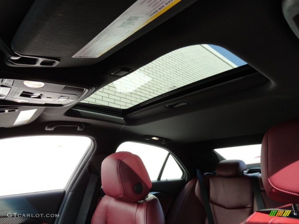 2013 ATS 2.0L Turbo Luxury AWD - Crystal Red Tintcoat / Morello Red/Jet Black Accents photo #12