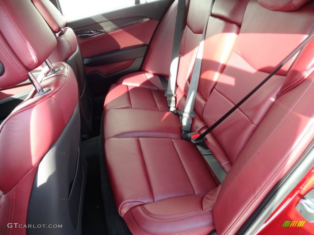 2013 ATS 2.0L Turbo Luxury AWD - Crystal Red Tintcoat / Morello Red/Jet Black Accents photo #15