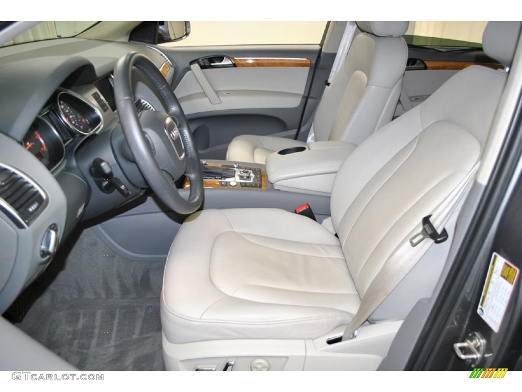 2010 Q7 3.0 TDI quattro - Daytona Gray Pearl Effect / Limestone Gray photo #3