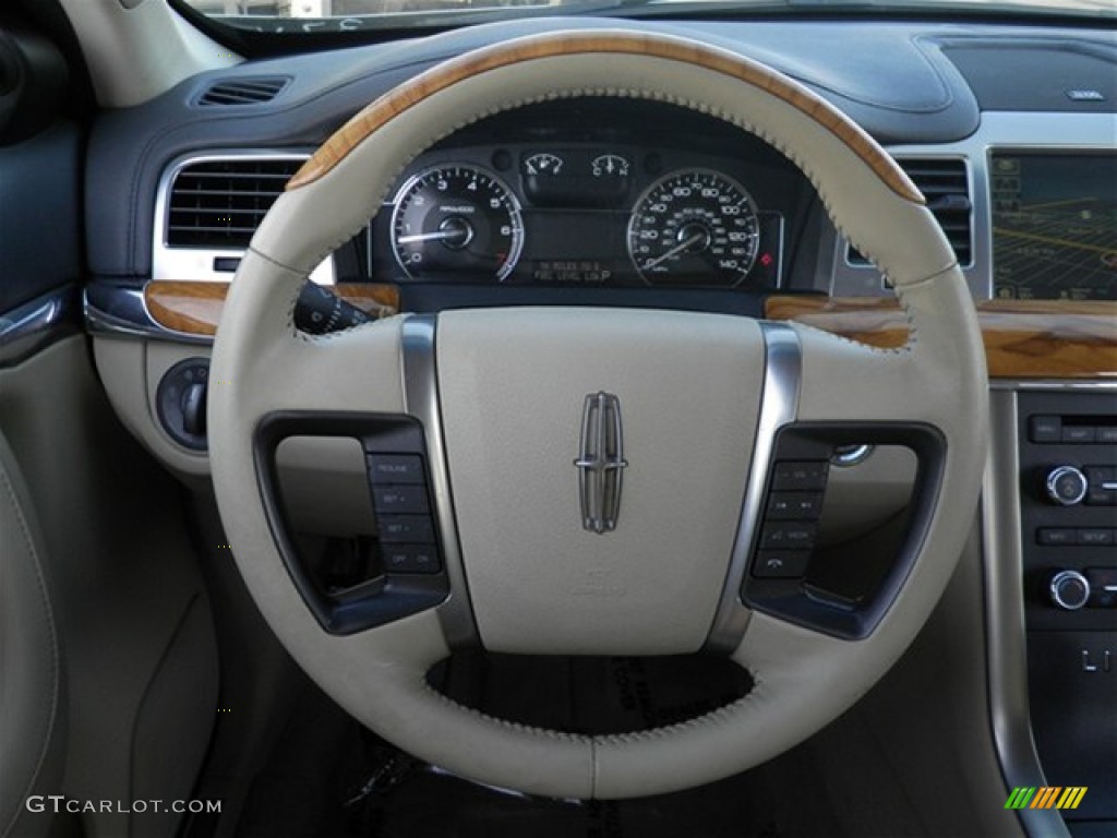 2009 MKS Sedan - Smokestone Metallic / Light Camel photo #35