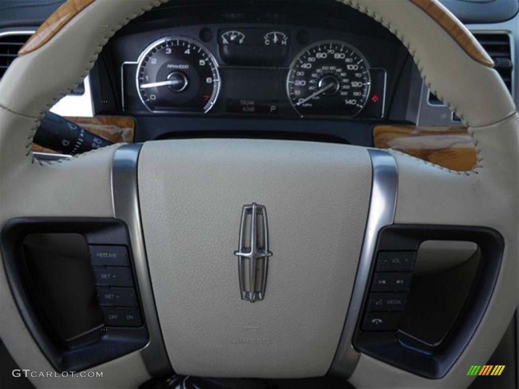 2009 MKS Sedan - Smokestone Metallic / Light Camel photo #36