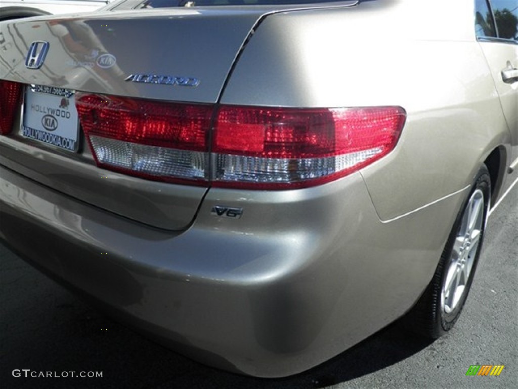 2003 Accord EX V6 Sedan - Desert Mist Metallic / Ivory photo #13