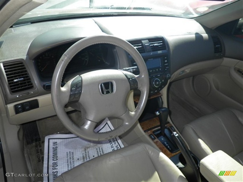 2003 Accord EX V6 Sedan - Desert Mist Metallic / Ivory photo #26