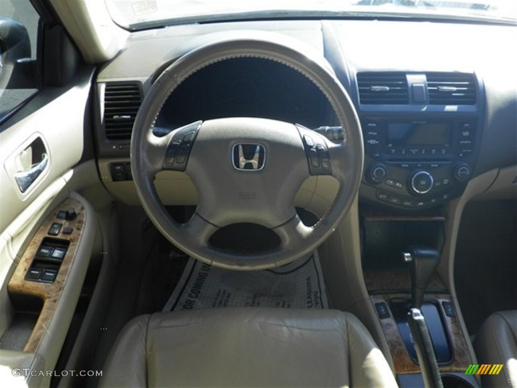 2003 Accord EX V6 Sedan - Desert Mist Metallic / Ivory photo #29