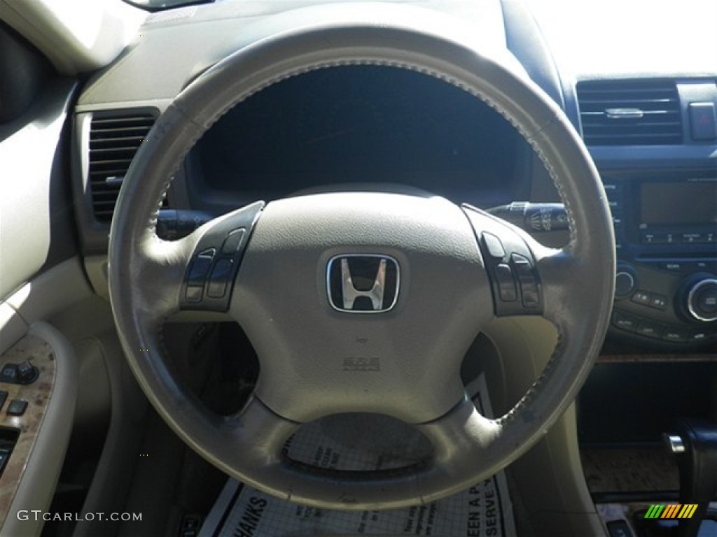 2003 Accord EX V6 Sedan - Desert Mist Metallic / Ivory photo #30