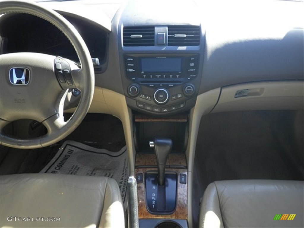 2003 Accord EX V6 Sedan - Desert Mist Metallic / Ivory photo #33