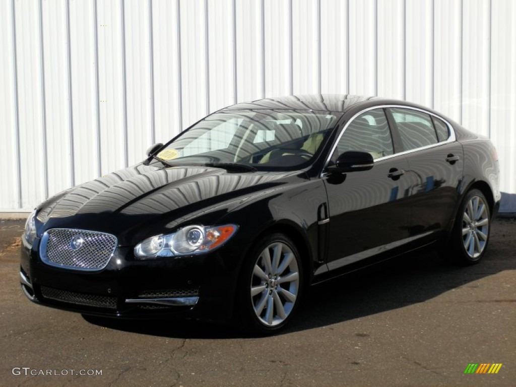 2010 XF Sport Sedan - Ebony Black / Barley photo #1