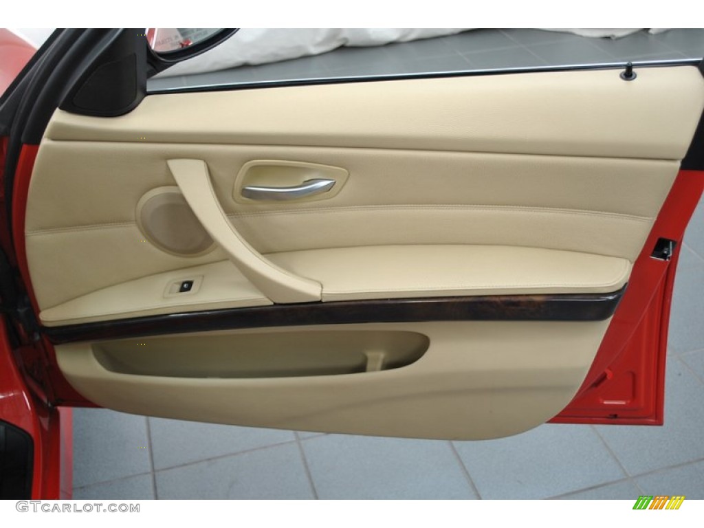 2006 3 Series 330i Sedan - Electric Red / Beige photo #37