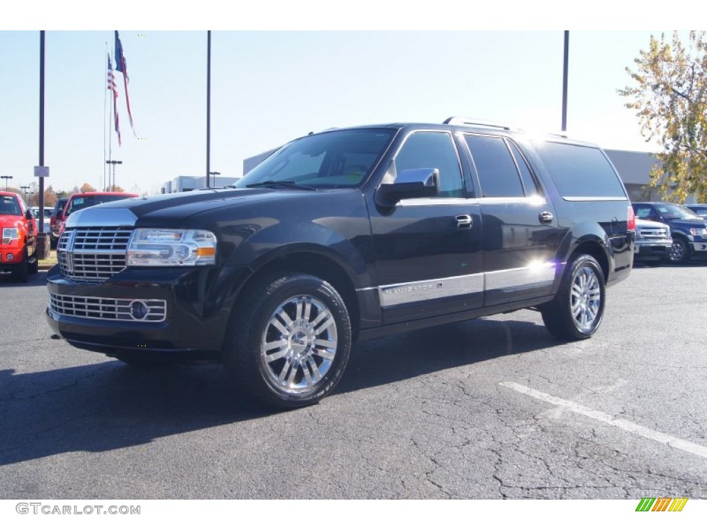 2007 Navigator L Ultimate 4x4 - Black / Camel photo #6