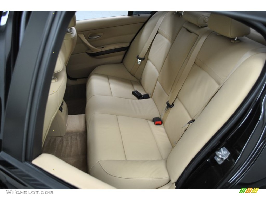 2010 3 Series 328i Sedan - Jet Black / Beige photo #14