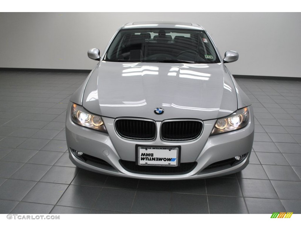 2010 3 Series 328i Sedan - Titanium Silver Metallic / Black photo #6