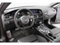 2013 Audi RS 5 Black Fine Nappa Leather/Rock Gray Stitching Interior Prime Interior Photo