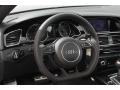 Black Fine Nappa Leather/Rock Gray Stitching Steering Wheel Photo for 2013 Audi RS 5 #73829348
