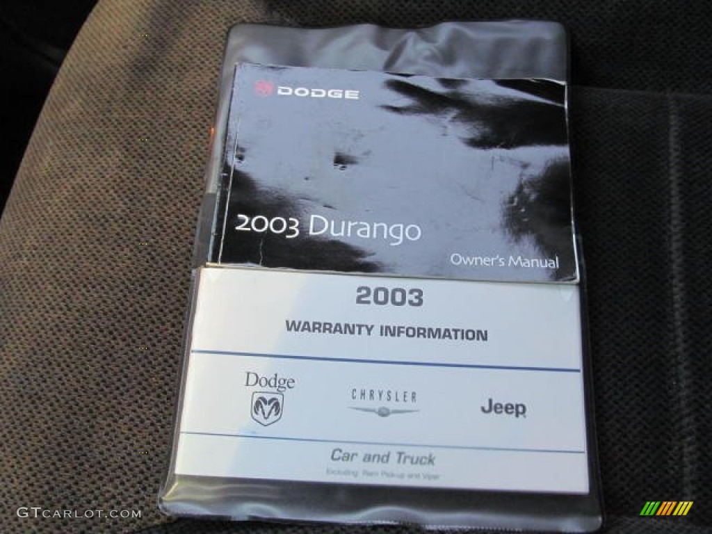 2003 Dodge Durango SLT 4x4 Books/Manuals Photos